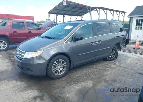 2012 Honda Odyssey Ex-L z USA, uszkodzony, nr VIN 5FNRL5H62CB099298